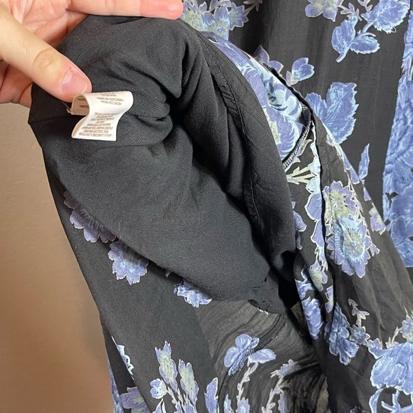 Free People Melrose Bell Sleeve Maxi Dress Size 4 - Picture 9 of 9